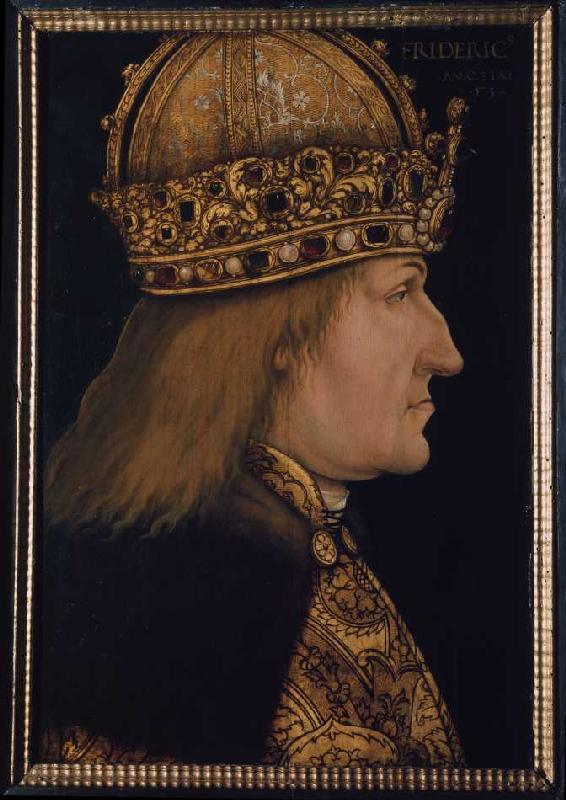 Kaiser Friedrich III.(1415-1493) from Hans Burgkmair d. Ä.