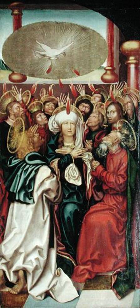 Bugnon Altarpiece: Pentecost from Hans Fries