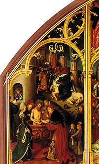 Basilikatafel San Paolo fuori le mura. Linke Tafel: Taufe des Saulus. from Hans Holbein d.Ä.