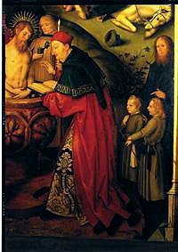 Basilikatafel San Paolo fuori le mura. Holbein und seine Söhne, Taufe Saul from Hans Holbein d.Ä.
