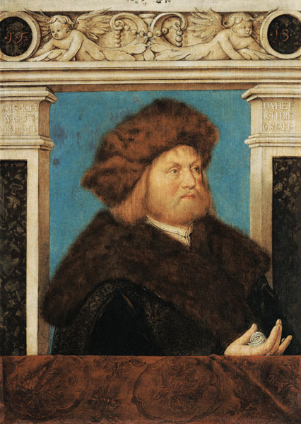 Bildnis eines 52-jährigen Mannes mit Pelzmütze from Hans Holbein d.Ä.