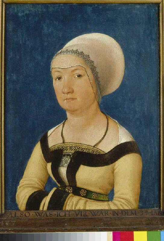 Bildnis einer 34-jährigen Frau from Hans Holbein d.Ä.