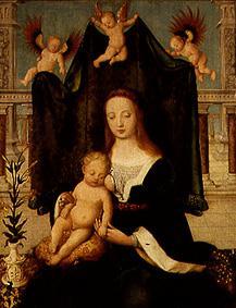 Muttergottes mit Kind (auf dem Altan) from Hans Holbein d.Ä.