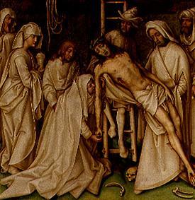 Sog. graue Passion: Die Kreuzabnahme Christi. from Hans Holbein d.Ä.