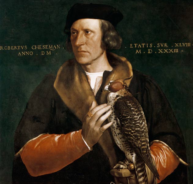 Bildnis Robert Chaseman mit Jagdfalken from Hans Holbein d.J.