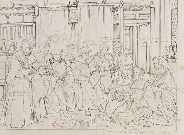 Die Familie Thomas Morus in London from Hans Holbein d.J.