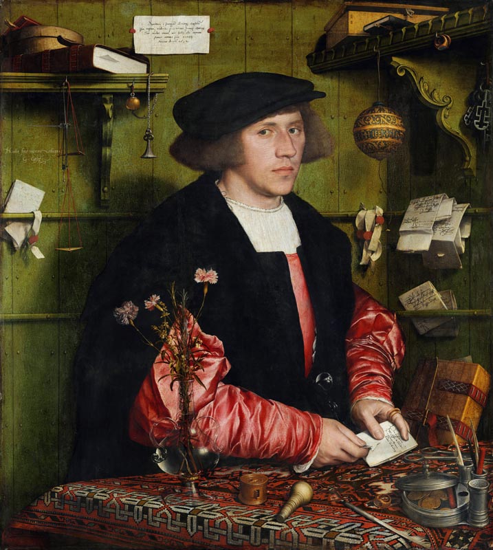 Der Kaufmann Georg Gisze from Hans Holbein d.J.