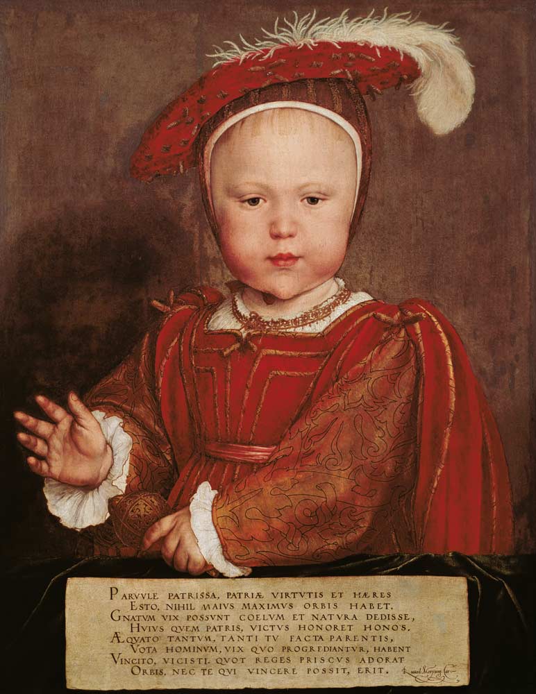 Portrait of Edward VI as a child, c.1538 from Hans Holbein d.J.