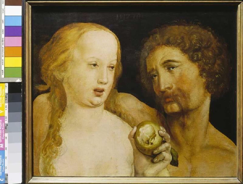 Adam und Eva. from Hans Holbein d.J.