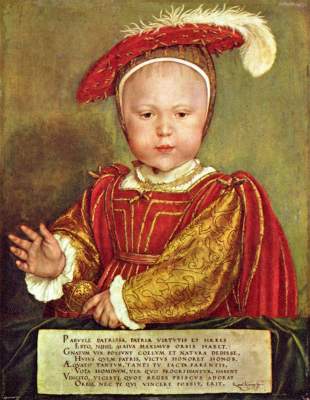 Eduard VI. als Kind from Hans Holbein d.J.