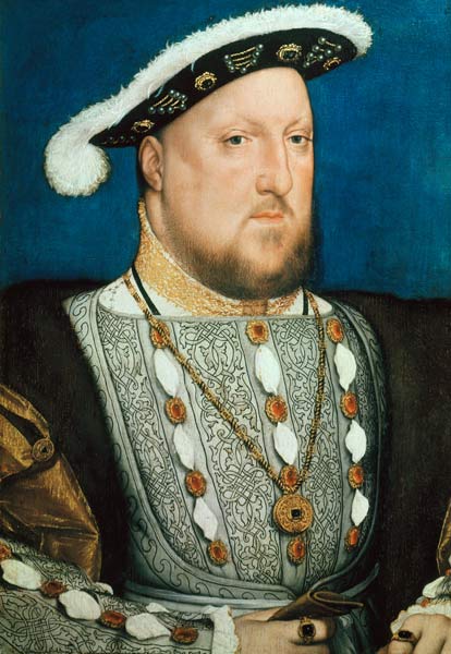 Henry VIII of England / Paint.Holbein from Hans Holbein d.J.
