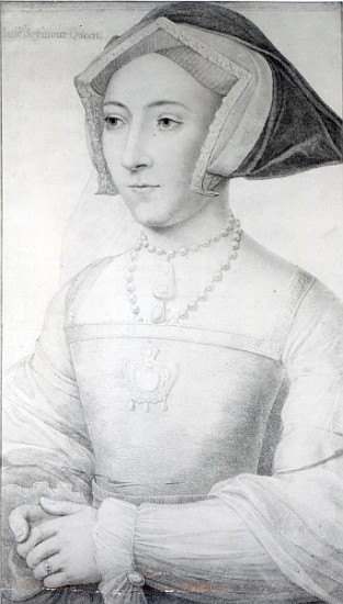 Jane Seymour, c.1536 (chalk, pen & ink) from Hans Holbein d.J.