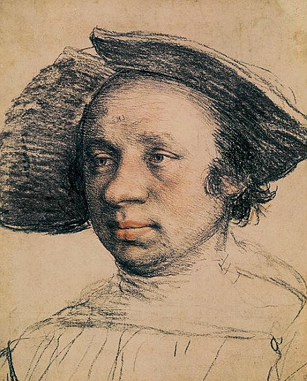 Portrait of a Youth in a Broad-brimmed Hat, c.1524-26 from Hans Holbein d.J.