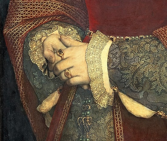 Portrait of Jane Seymour, 1536 (detail of 32610) from Hans Holbein d.J.
