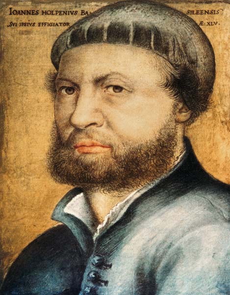 Holbein t.Y. / Selbf-portrait / 1542 from Hans Holbein d.J.