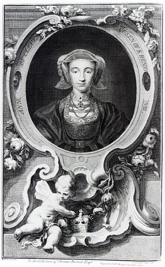 Anne of Cleves; engraved by Jacobus Houbraken from Hans Holbein d.J. (Werkstatt)