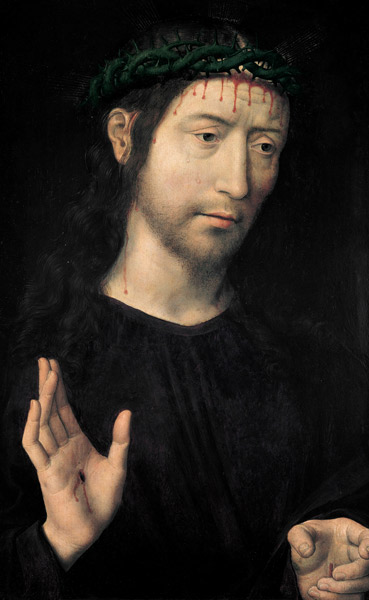 The Man of Sorrows Blessing from Hans Memling