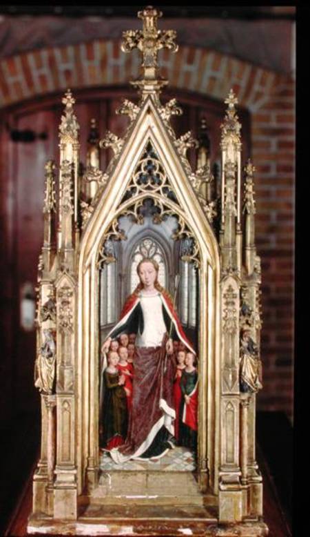 St. Ursula and the Holy Virgins, from the Reliquary of St. Ursula from Hans Memling