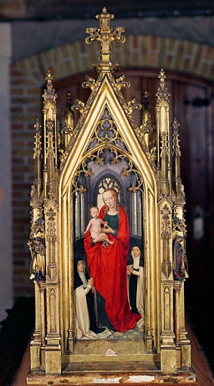 Virgin and Child, reverse of the Reliquary of St. Ursula from Hans Memling