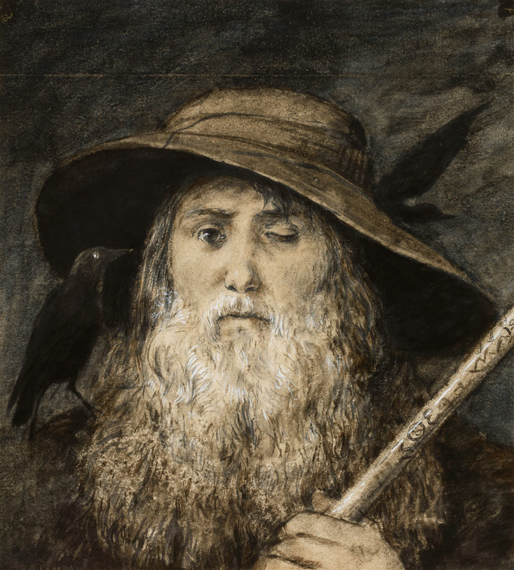 Wotan als Wanderer from Hans Thoma