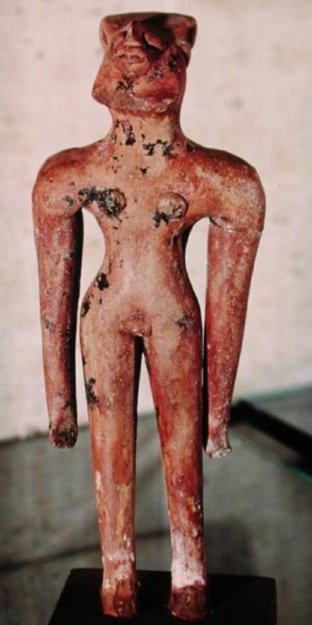 Figure of a hermaphrodite, from Mohenjo-Daro, Indus Valley, Pakistan from Harappan