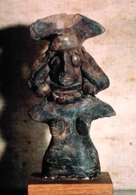 Figure of a Mother Goddess, from Mohenjo-Daro, Indus Valley, Pakistan from Harappan