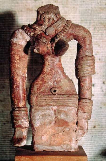 Headless female figure, from Mohenjo-Daro, Indus Valley, Pakistan from Harappan