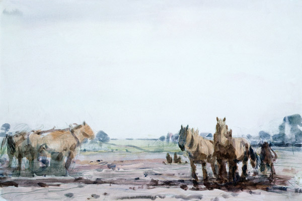 Plough Horses from Harry Becker