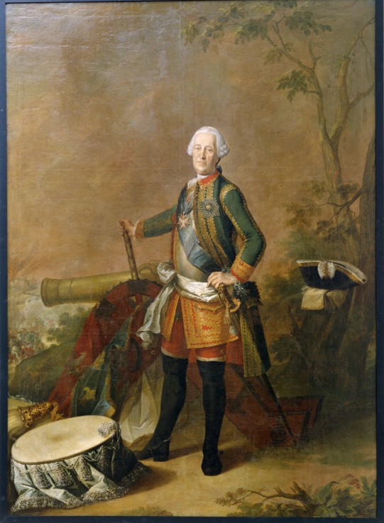 Portrait of the field marshal and politician Count Burkhard Christoph von Munnich (1683-1767) from Heinrich Buchholz