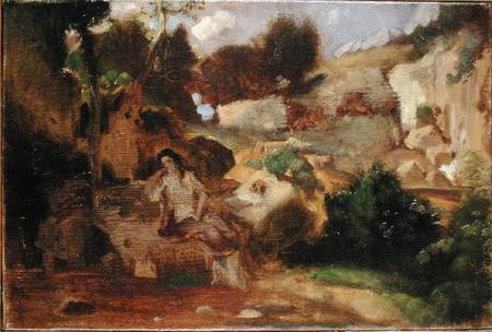 Landscape with the Penitent Magdalene from Heinrich Dreber