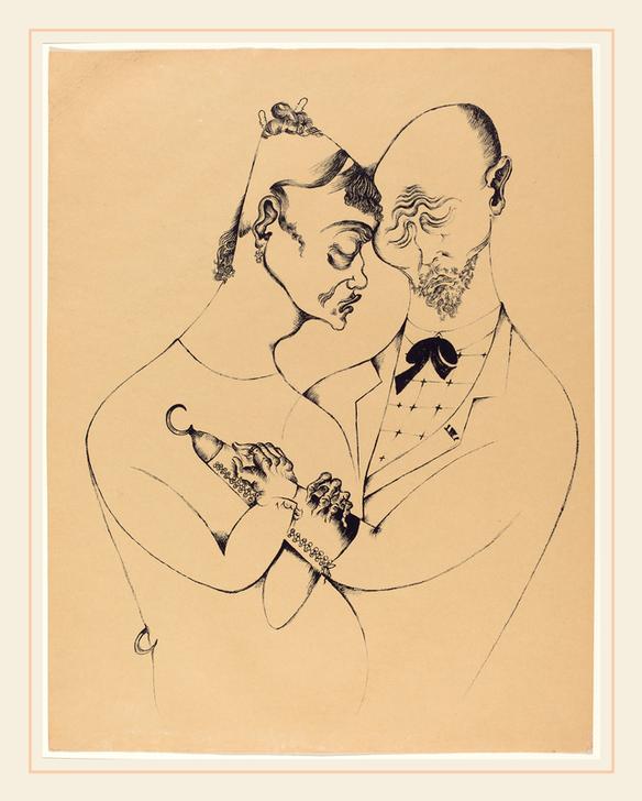 Das Ehepaar (The Married Couple) from Heinrich Hoerle