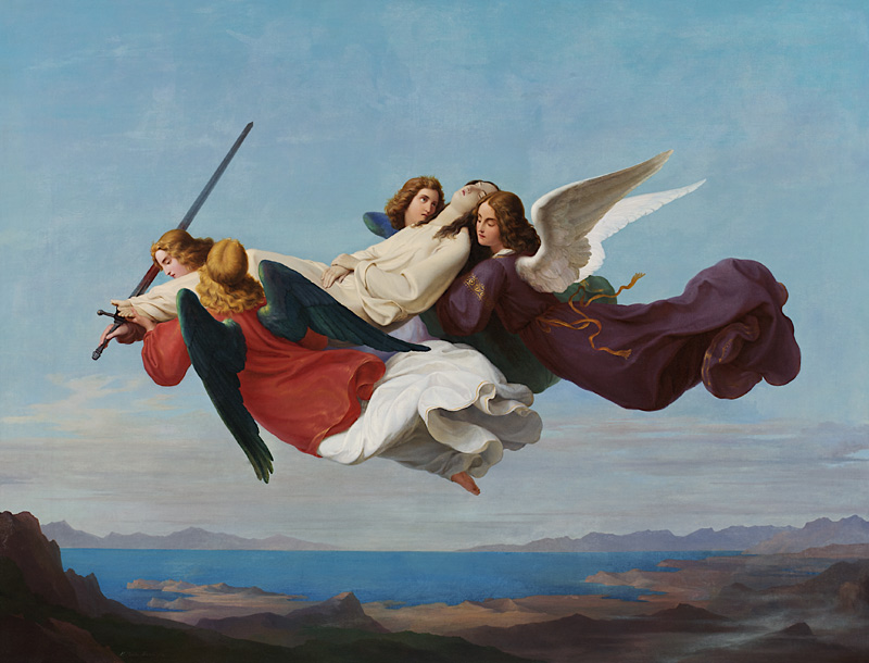 Übertragung des Leichnams der heiligen Katharina zum Berge Sinai from Heinrich Mücke