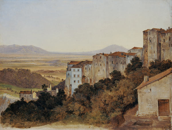View of Olevano from Heinrich Reinhold
