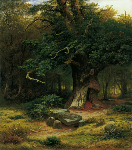 Das Hünengrab im Walde from Heinrich Schilking