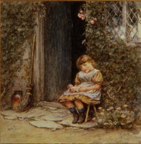The Favourite Doll from Helen Allingham