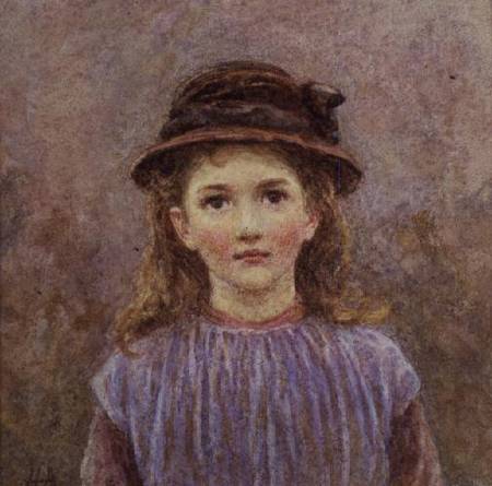 Portrait of a Young Girl from Helen Allingham