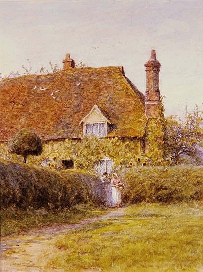 Sunflower Cottage from Helen Allingham