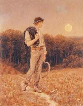 The Harvest Moon, 'globed in mellow splendour'