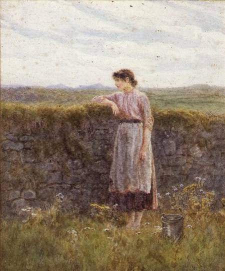 The Young Milkmaid from Helen Allingham