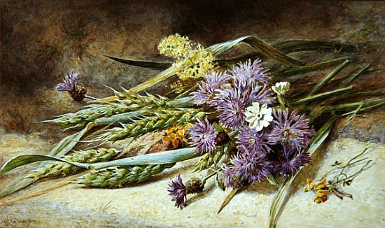 Green Wheat and Wild Flowers from Helen Cordelia Coleman Angell
