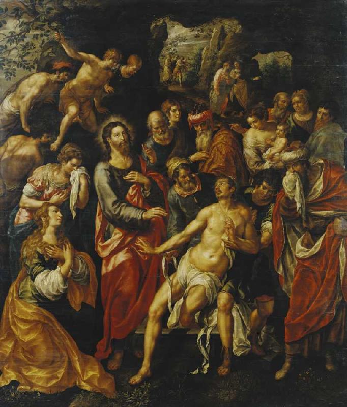 Die Auferweckung des Lazarus. from Hendrick de Clerck