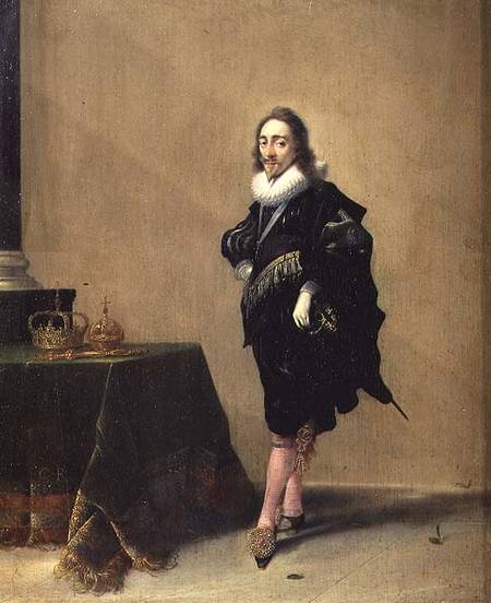Portrait of Charles I (1600-49) from Hendrik Gerritsz. Pot