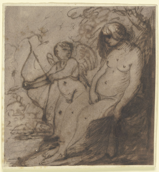 Venus und Amor from Hendrik Goudt