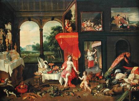 Allegory of Taste from Hendrik van Kessel