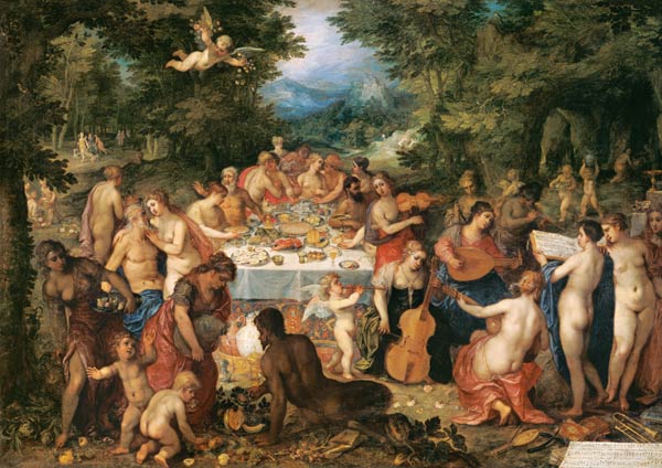 The Banquet of the Gods from Hendrik van the Elder Balen