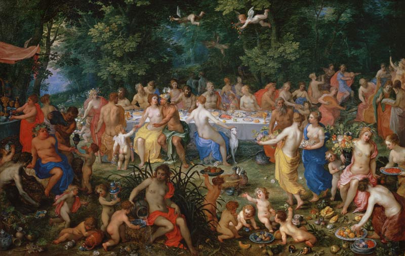 The Feast of the Gods from Hendrik van the Elder Balen