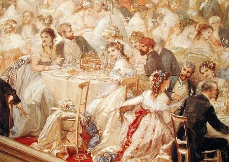 Dinner at the Tuileries from Henri Baron