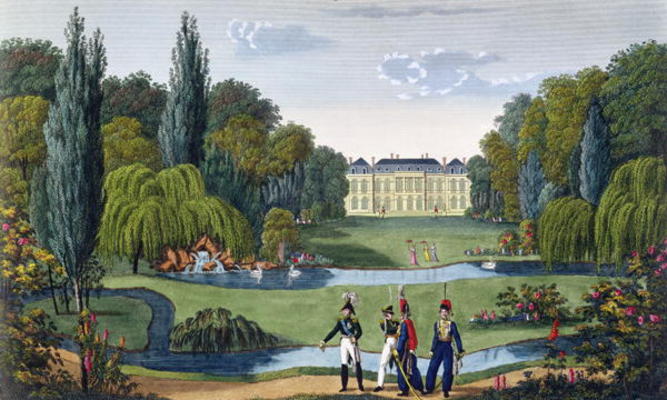 The Elysee Bourbon, c.1815-20 (colour engraving) from Henri Courvoisier-Voisin