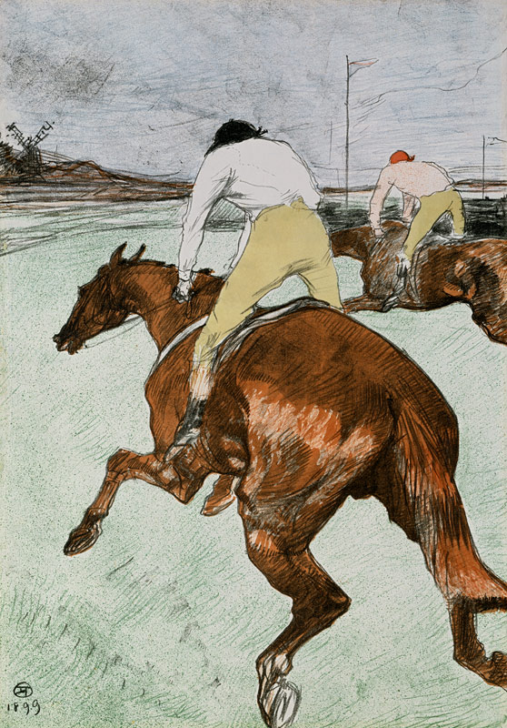 Der Jockey. from Henri de Toulouse-Lautrec