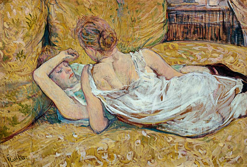 Die zwei Freundinnen from Henri de Toulouse-Lautrec